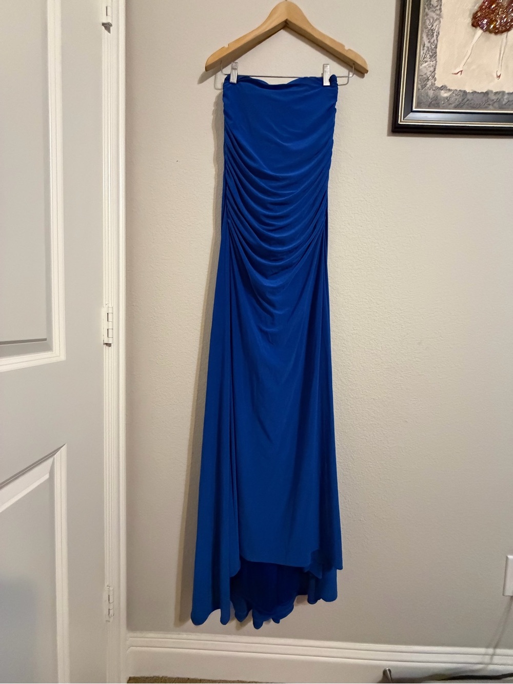 Terani Couture Glamour Royal Blue Evening Dress